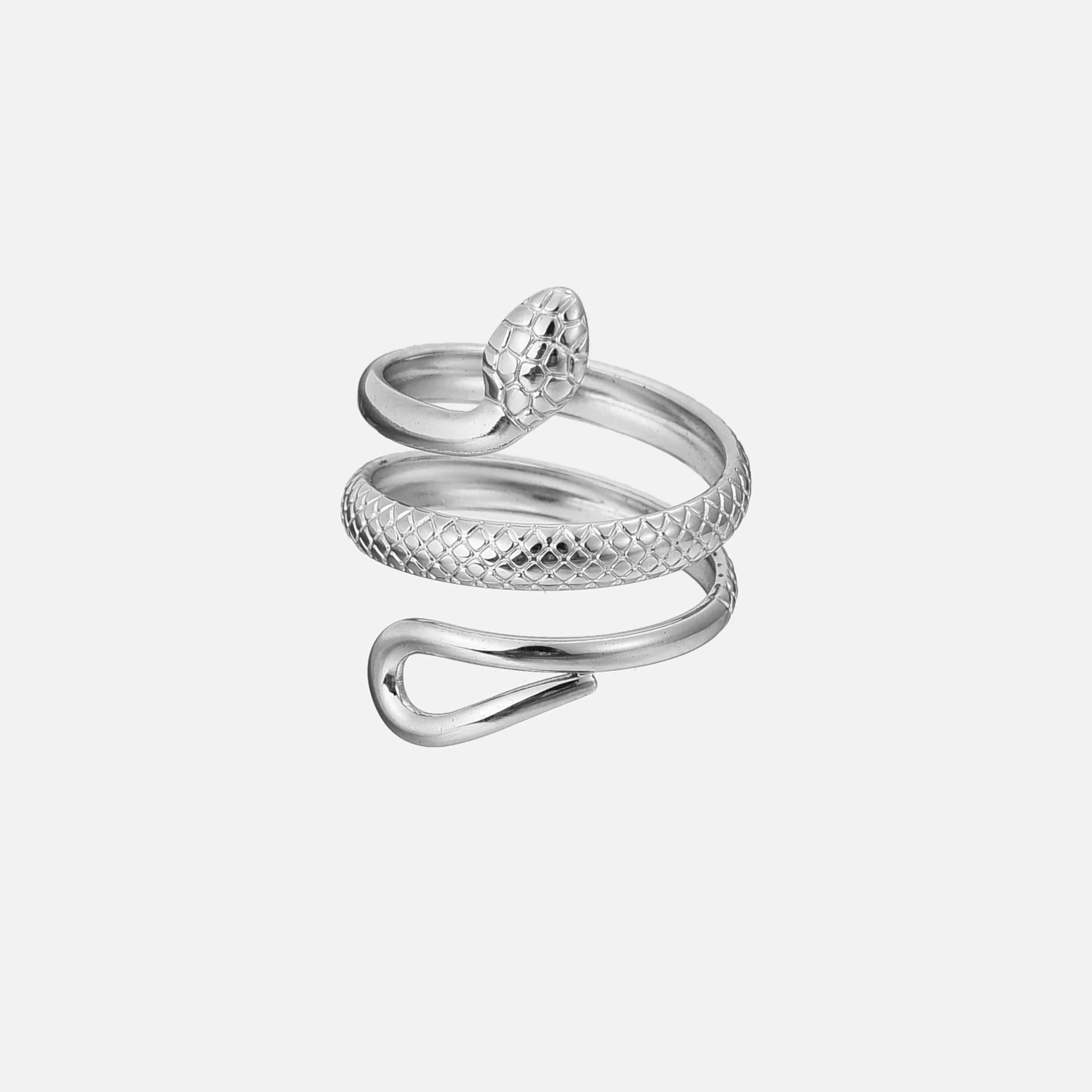 Detailed Snake Ring (Adjustable) - Image 3